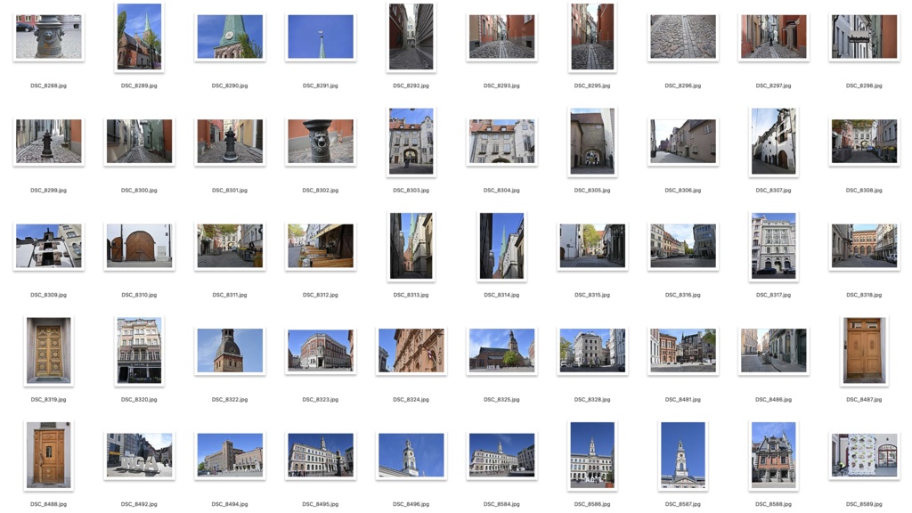 【背景資料画像】世界遺産リガの街並み・教会・市場・公園(バルト3国ラトビア)【BOOTH版のみ販売】