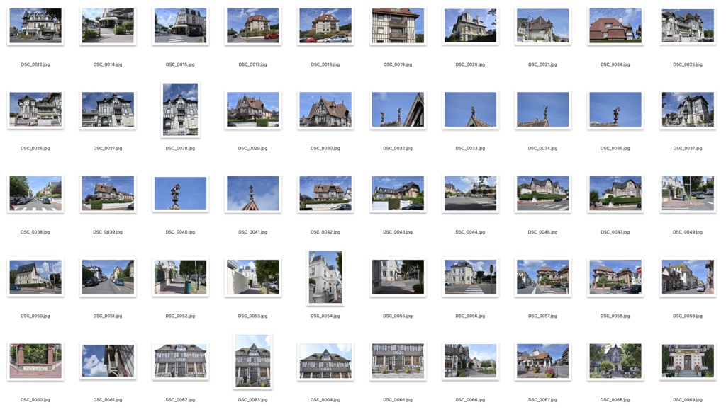 【背景資料画像】フランス北部木骨造りハーフティンバーの建物・街並み