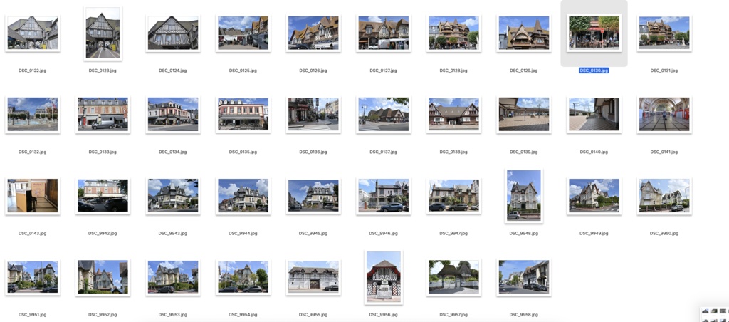 【背景資料画像】フランス北部木骨造りハーフティンバーの建物・街並み