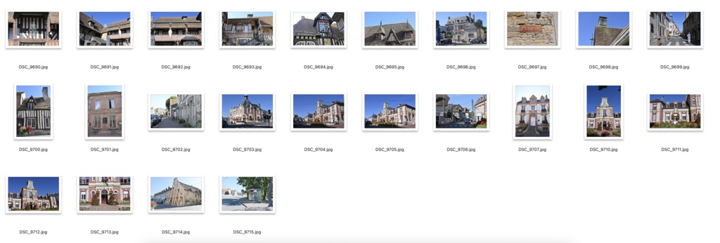 【背景資料画像】フランス北部木骨造りハーフティンバーの建物・街並み