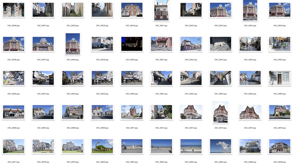 【背景資料画像】フランス北部木骨造りハーフティンバーの建物・街並み
