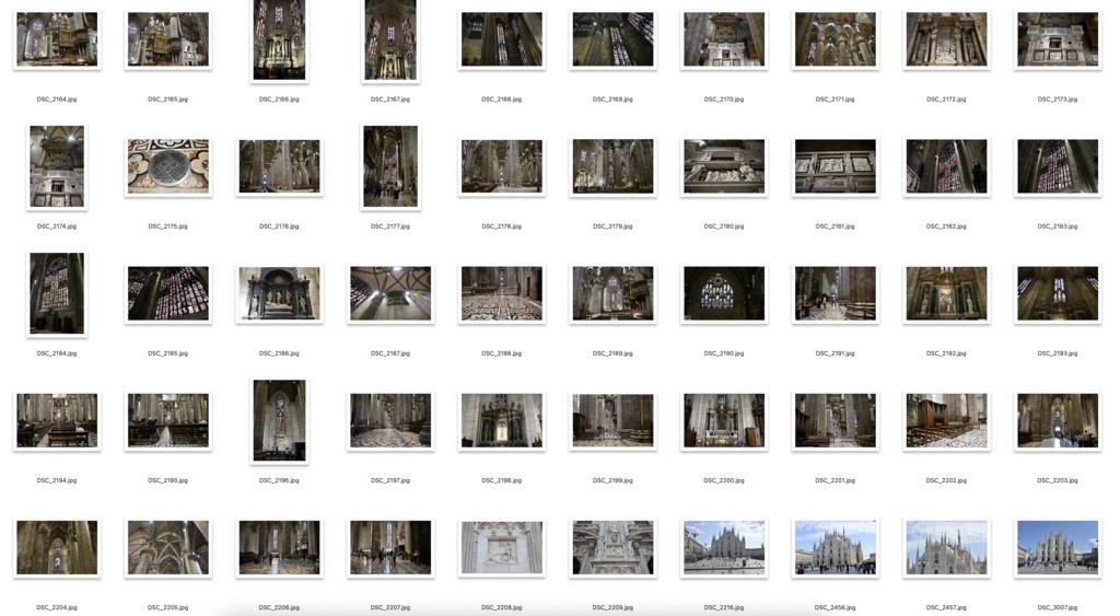 【背景資料画像】背景資料集イタリア8ミラノの街並み・大聖堂