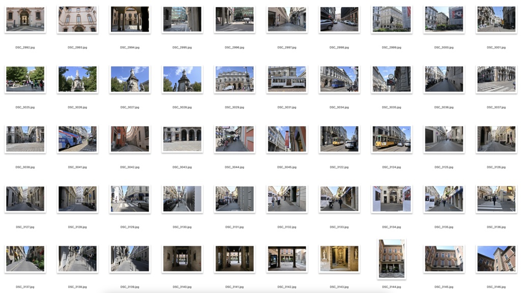 【背景資料画像】背景資料集イタリア8ミラノの街並み・大聖堂