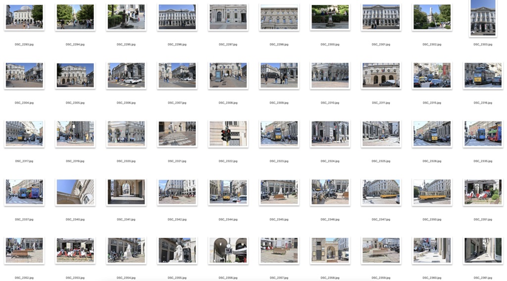 【背景資料画像】背景資料集イタリア8ミラノの街並み・大聖堂