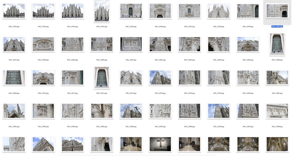 【背景資料画像】背景資料集イタリア8ミラノの街並み・大聖堂