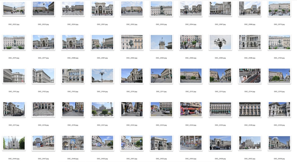 【背景資料画像】背景資料集イタリア8ミラノの街並み・大聖堂