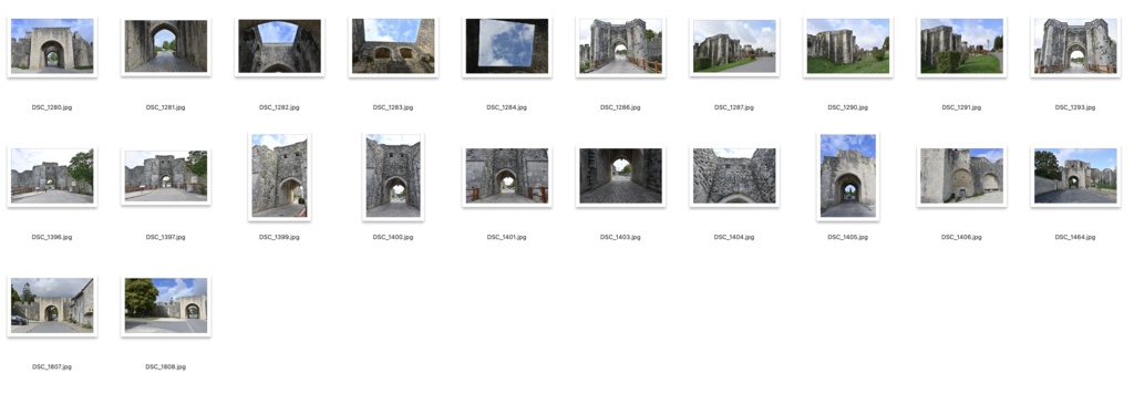 【背景資料画像】城壁に囲まれた中世の街並みフランス・プロヴァン(街並み・城壁・塔・教会)