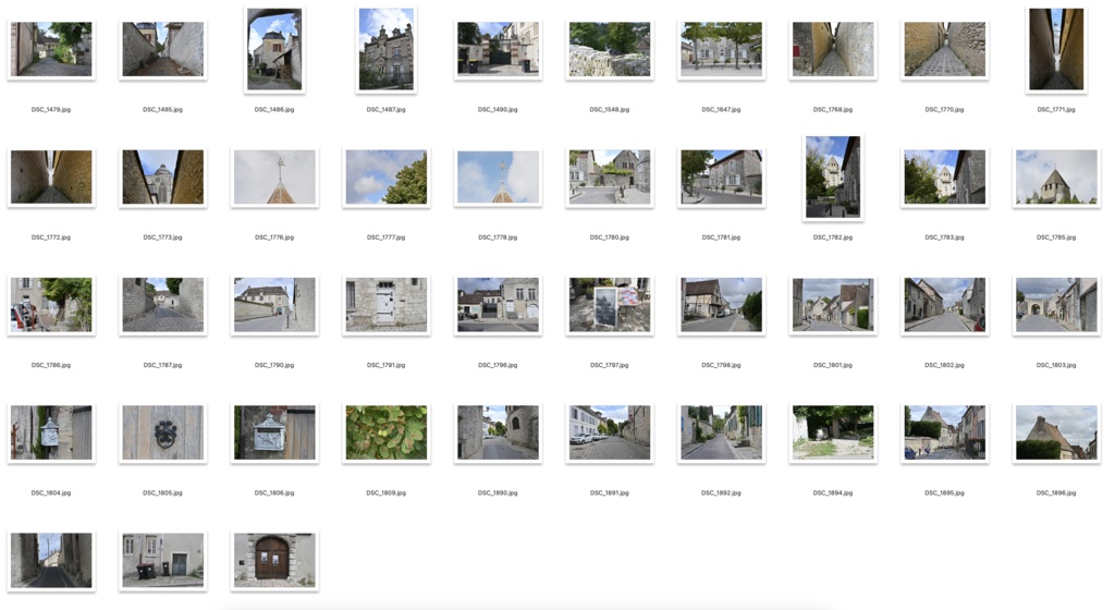 【背景資料画像】城壁に囲まれた中世の街並みフランス・プロヴァン(街並み・城壁・塔・教会)