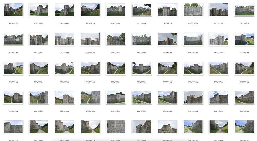 【背景資料画像】城壁に囲まれた中世の街並みフランス・プロヴァン(街並み・城壁・塔・教会)