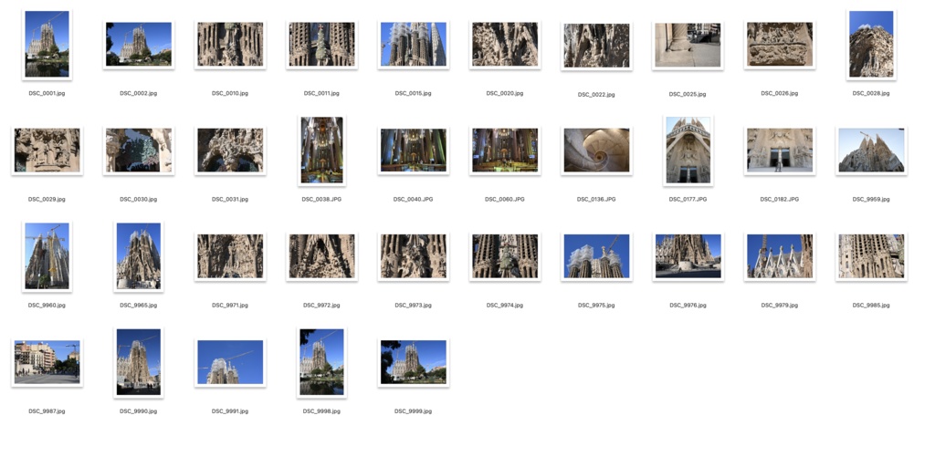 背景資料集スペイン4バルセロナの街並み