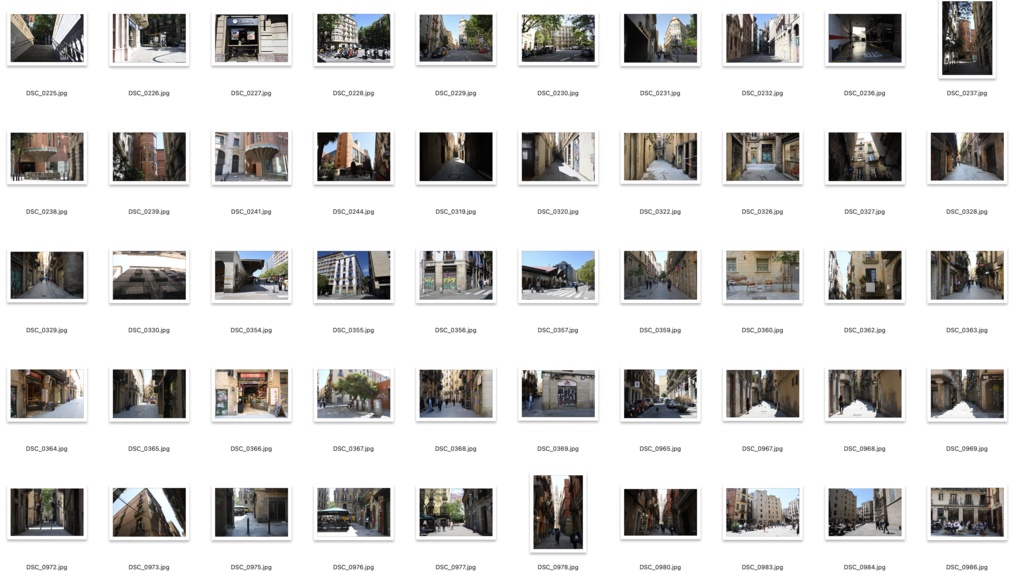 背景資料集スペイン4バルセロナの街並み