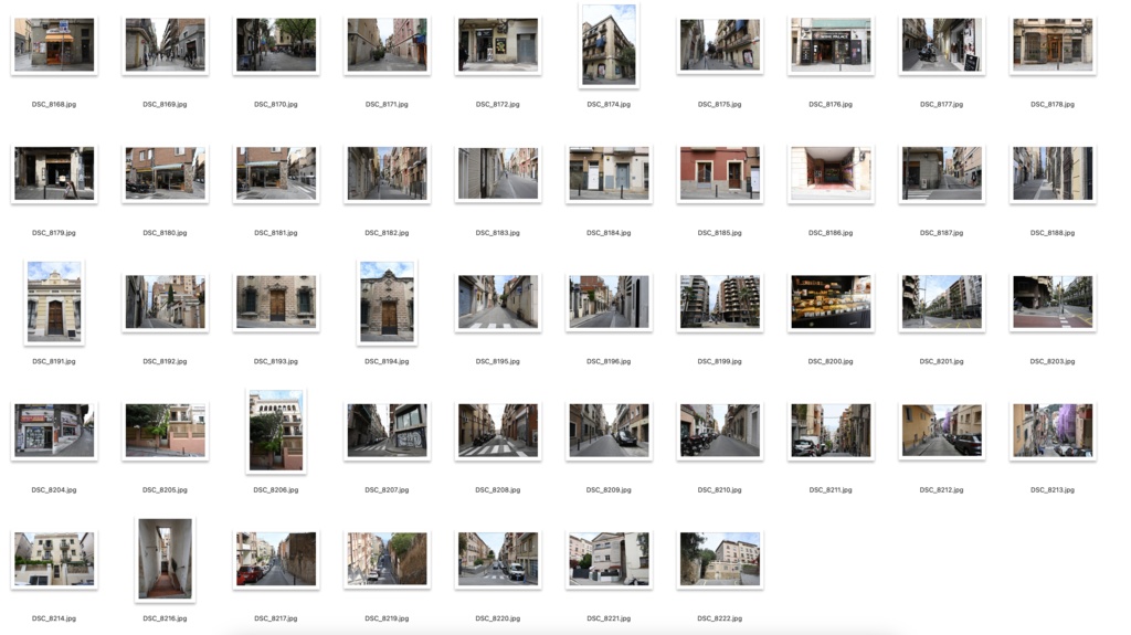 背景資料集スペイン4バルセロナの街並み