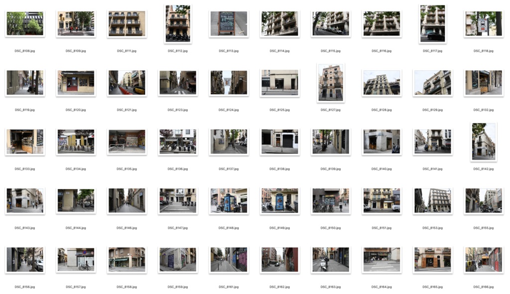 背景資料集スペイン4バルセロナの街並み