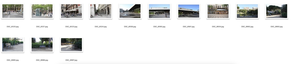 背景資料集スペイン4バルセロナの街並み