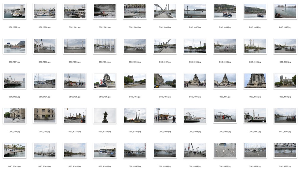 背景資料集スペイン4バルセロナの街並み