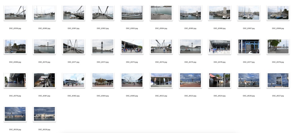 背景資料集スペイン4バルセロナの街並み