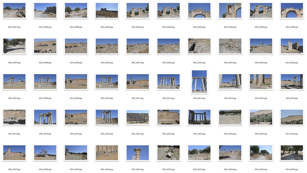 【背景資料画像】古代ローマ遺跡:チュニジア編