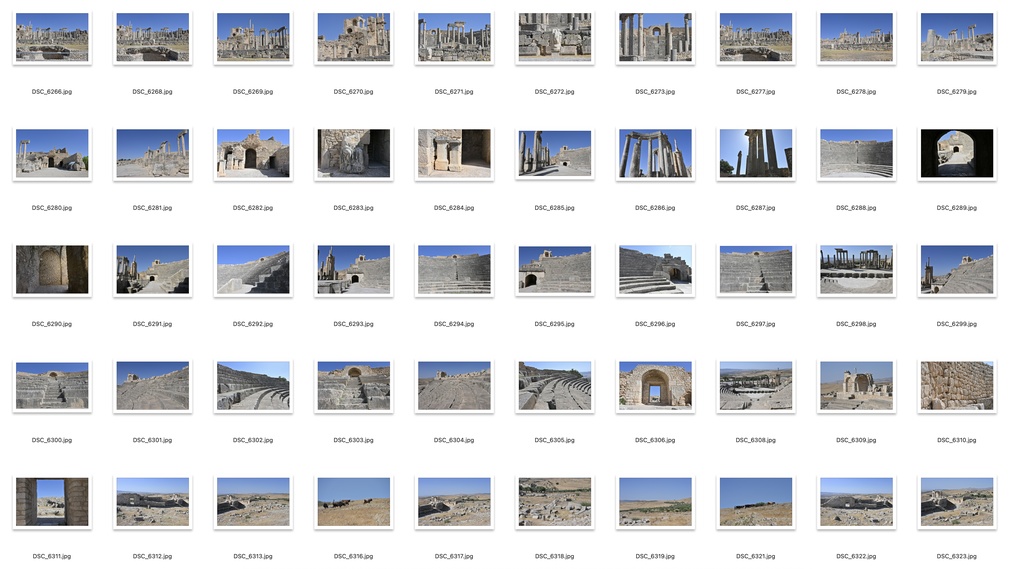 【背景資料画像】古代ローマ遺跡:チュニジア編