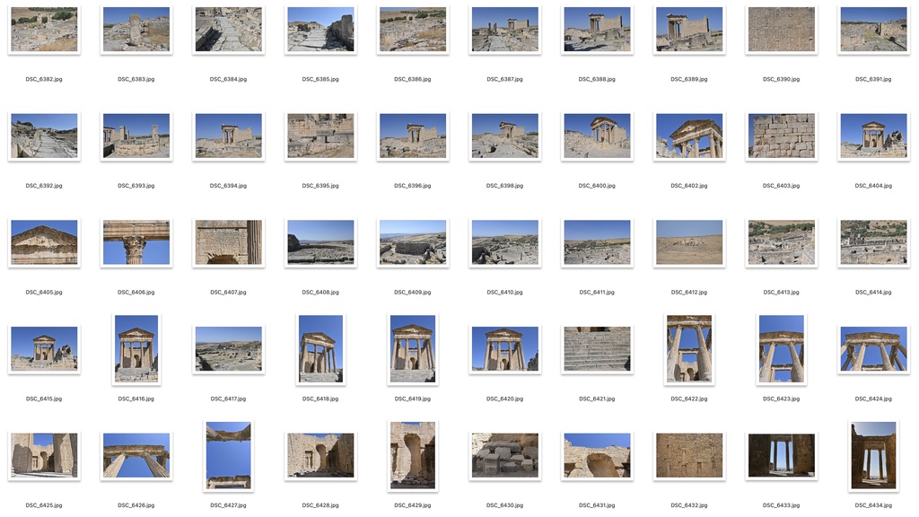 【背景資料画像】古代ローマ遺跡:チュニジア編