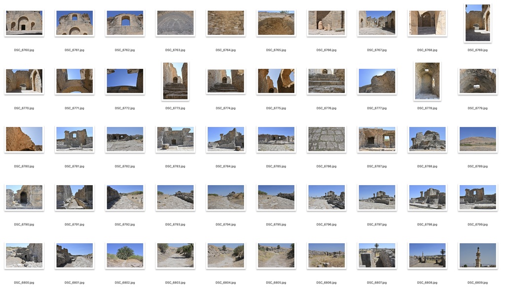 【背景資料画像】古代ローマ遺跡:チュニジア編