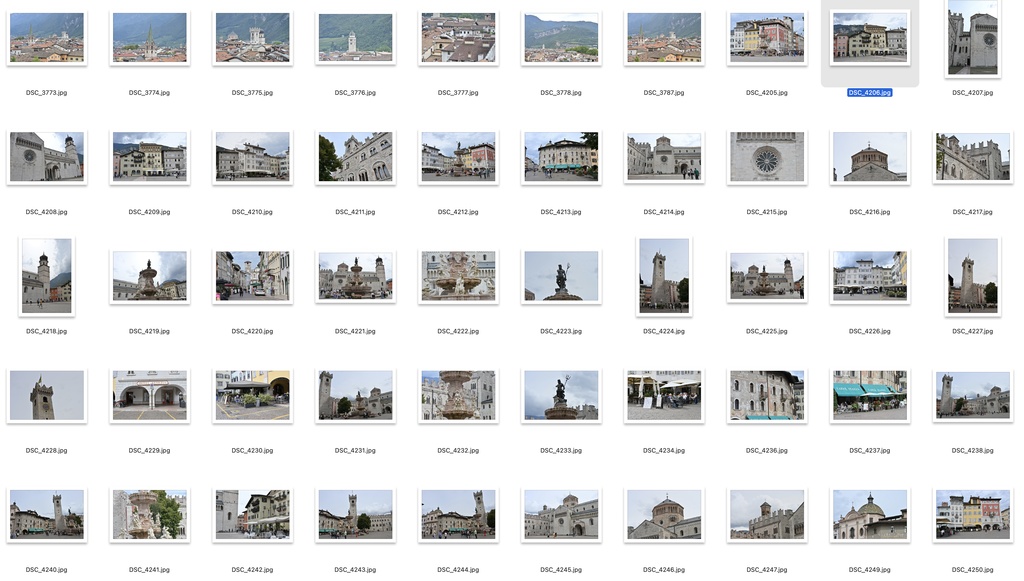 【背景資料画像】イタリア12:トレントの街並みと教会