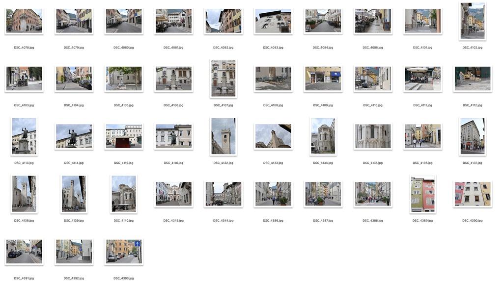 【背景資料画像】イタリア12:トレントの街並みと教会