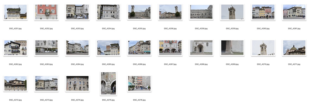 【背景資料画像】イタリア12:トレントの街並みと教会