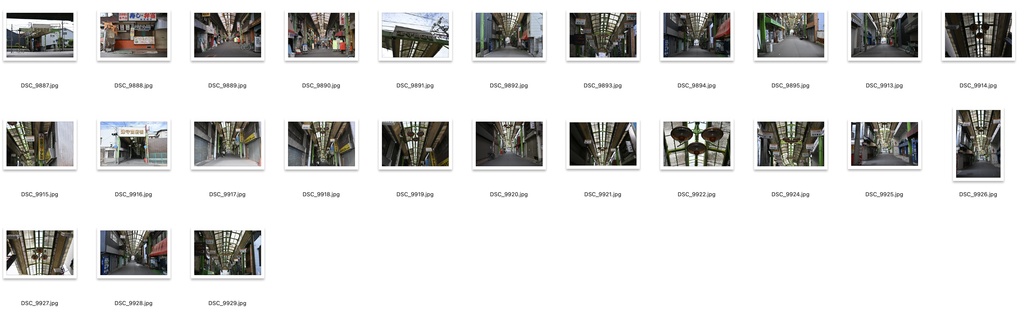 【背景資料画像】昭和レトロな商店街&商店:関西編