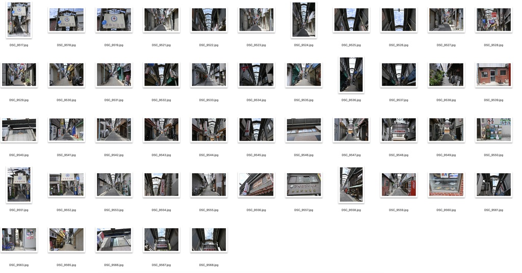 【背景資料画像】昭和レトロな商店街&商店:関西編