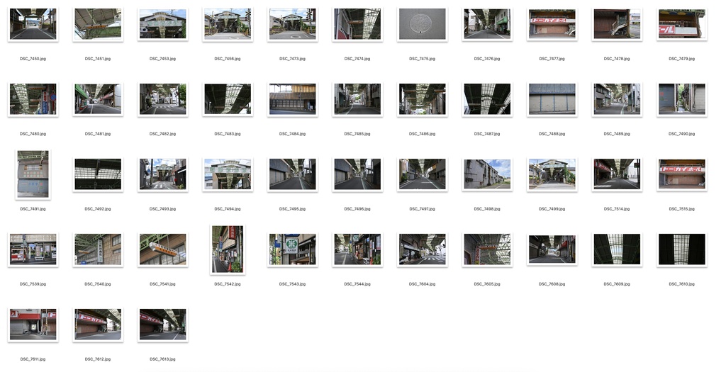 【背景資料画像】昭和レトロな商店街&商店:関西編
