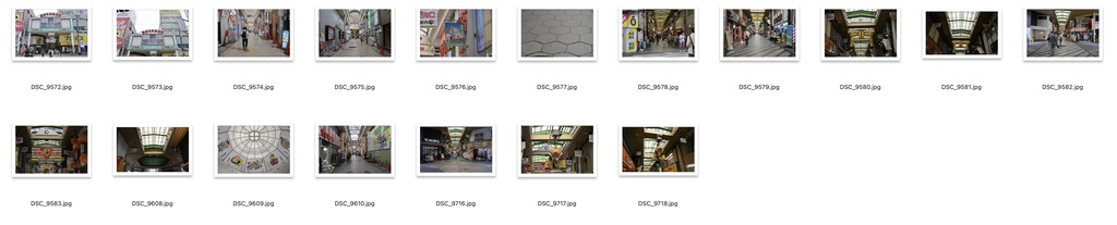 【背景資料画像】昭和レトロな商店街&商店:関西編