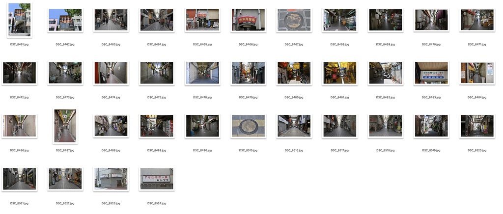 【背景資料画像】昭和レトロな商店街&商店:関西編