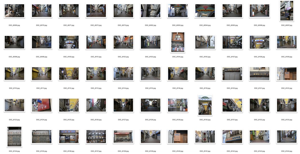 【背景資料画像】昭和レトロな商店街&商店:関西編