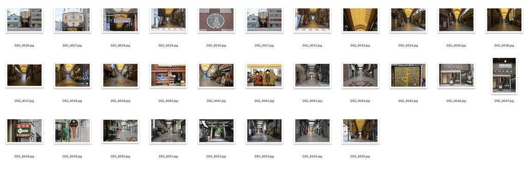 【背景資料画像】昭和レトロな商店街&商店:関西編