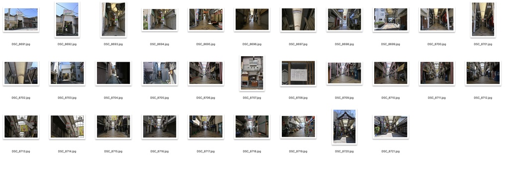【背景資料画像】昭和レトロな商店街&商店:関西編