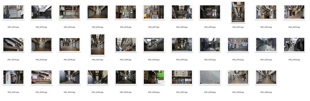 【背景資料画像】昭和レトロな商店街&商店:関西編