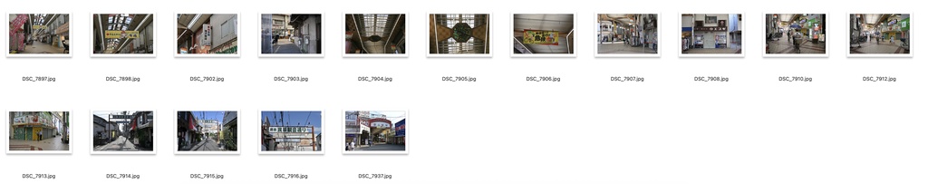 【背景資料画像】昭和レトロな商店街&商店:関西編