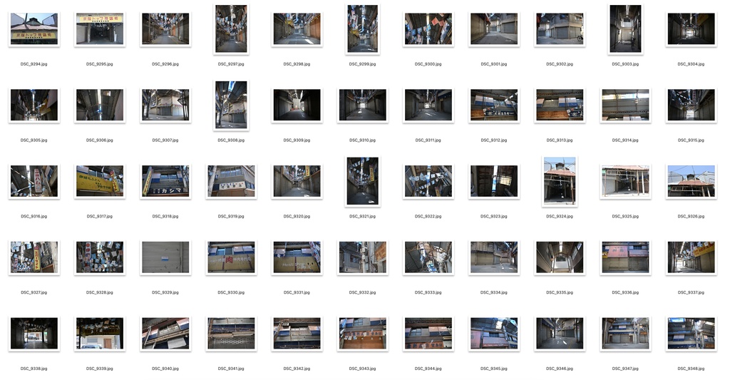 【背景資料画像】昭和レトロな商店街&商店:関西編