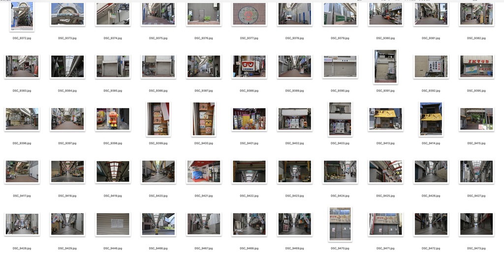 【背景資料画像】昭和レトロな商店街&商店:関西編