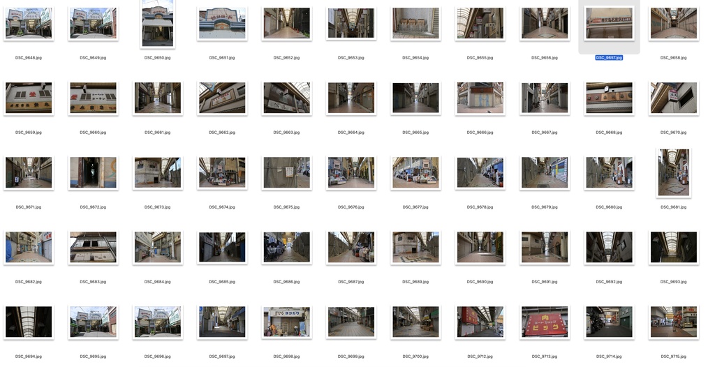 【背景資料画像】昭和レトロな商店街&商店:関西編