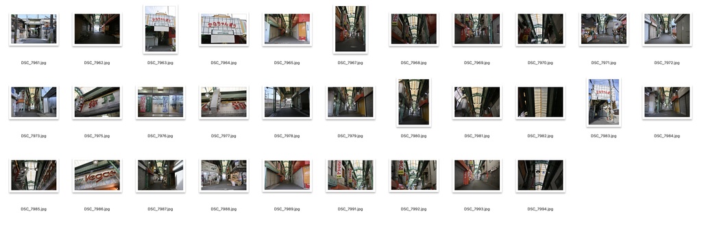 【背景資料画像】昭和レトロな商店街&商店:関西編