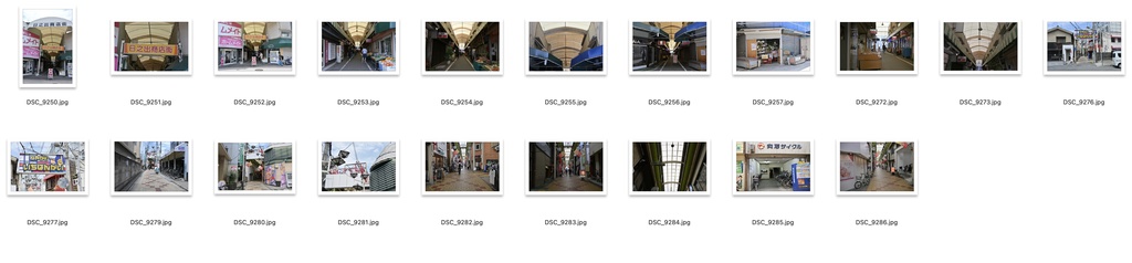 【背景資料画像】昭和レトロな商店街&商店:関西編