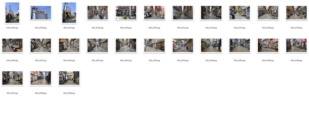 【背景資料画像】昭和レトロな商店街&商店:関西編