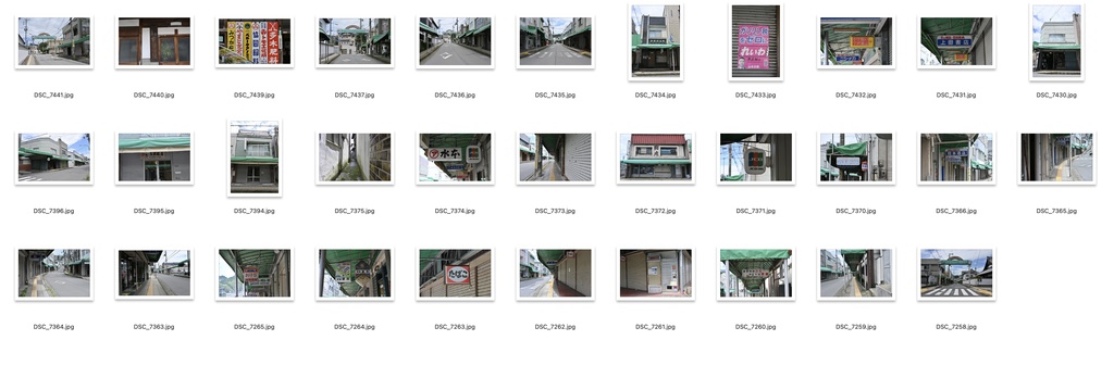 【背景資料画像】昭和レトロな商店街&商店:関西編