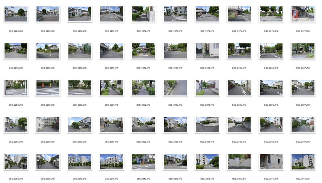 【背景資料画像】住宅街4