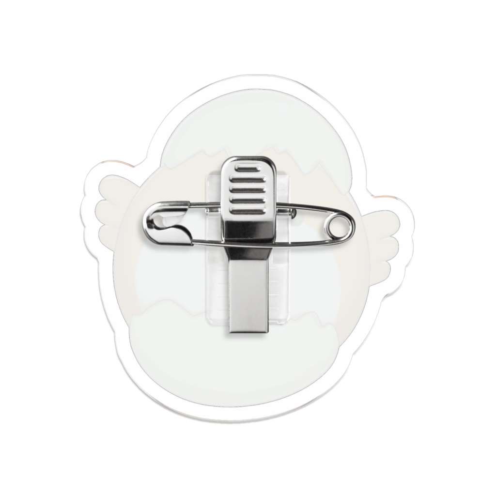 チュン齋橋アクリルバッジ【火蛋やまぶき】