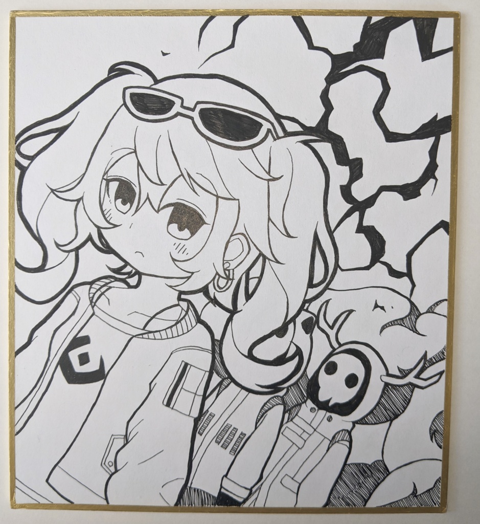 砂の惑星　色紙