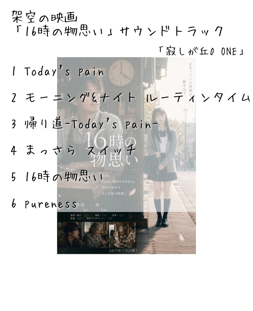 架空の映画 「16時の物思い」サウンドトラック/「寂しが丘0 ONE」