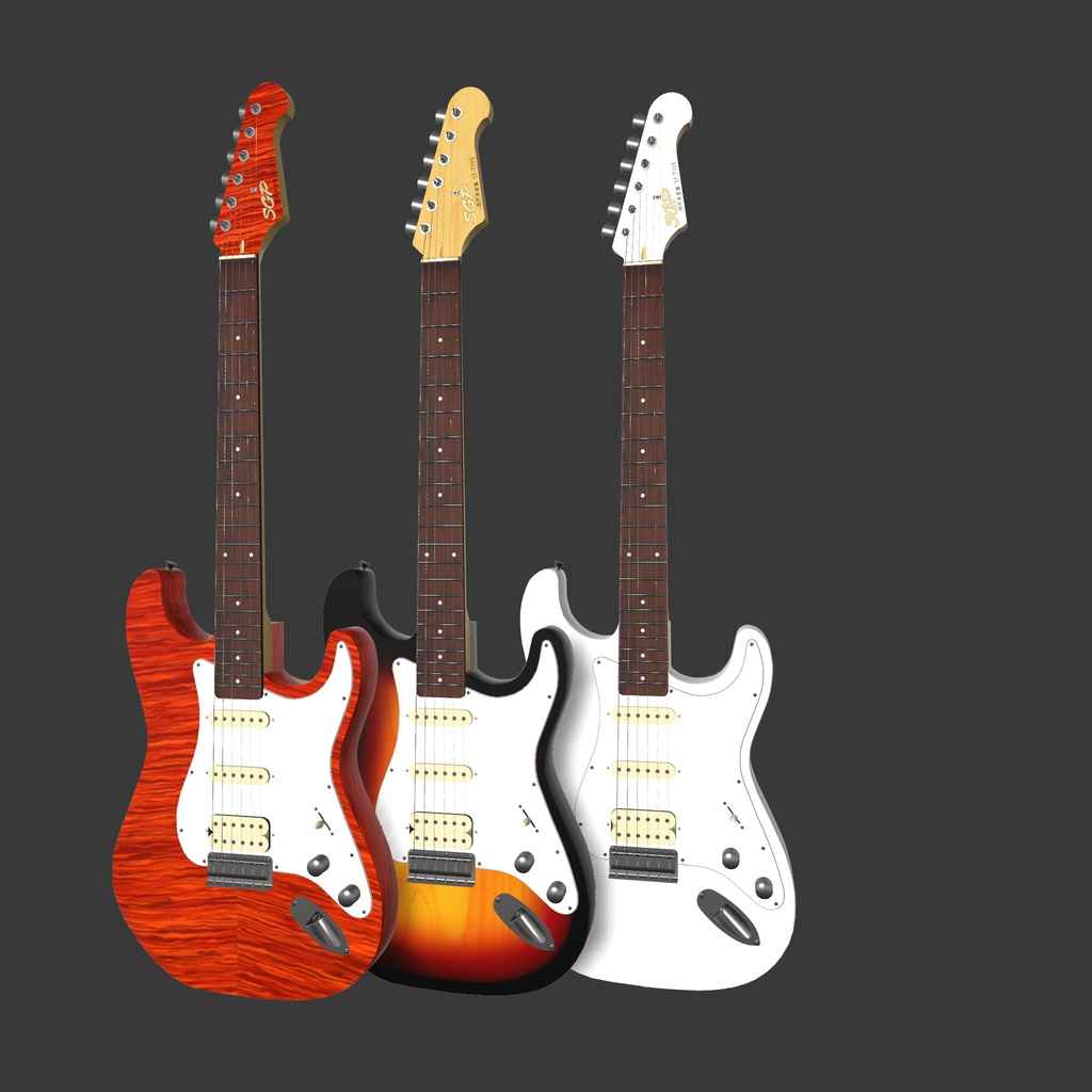 ギター・ST-TYPE△9892~△11887 | VRChat想定