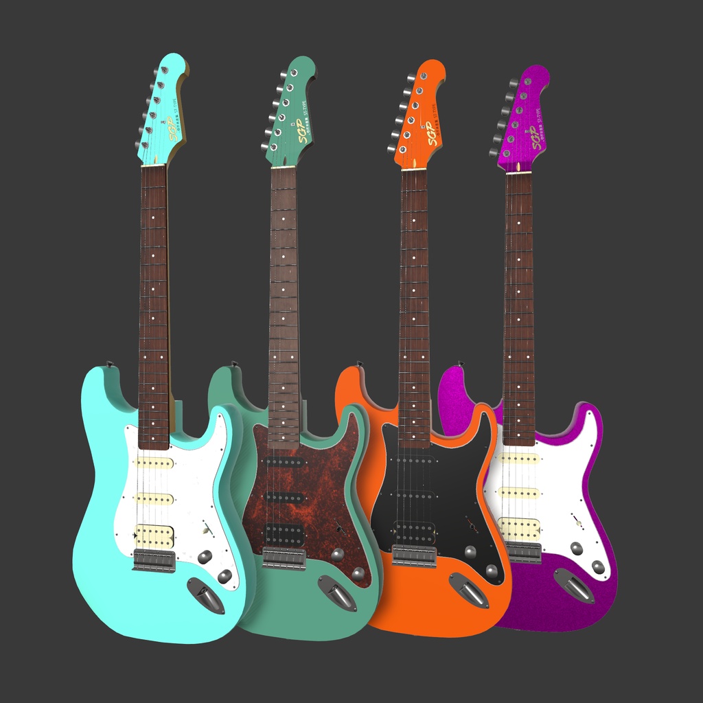 ギター・ST-TYPE△9892~△11887 | VRChat想定